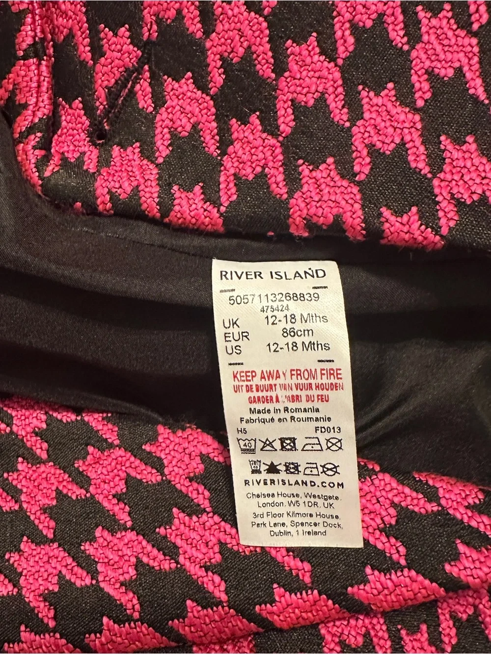 River Island adorable pink